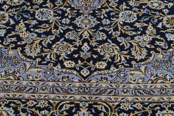 Image 1 of Alfombra persa Kashan 3,74 x 2,63 Alfombra oriental fina N.° 24640