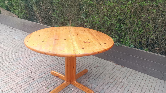 Image 1 of Table de salle à manger vintage Rainder Daumiller style années 1970