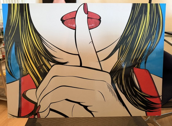 Image 1 of Quadro Ikea PSSST POP-ART modello Solmyra
