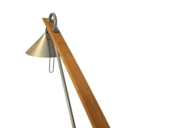 Image 1 of Ikea - designer Tord Bjorklund - Balalajka - type G9405 - clear lacquered beech - chrome-plated - 90s