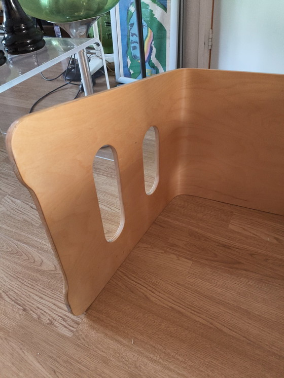 Image 1 of Tabouret/table d'appoint Benjamin en contreplaqué, design vintage, Lisa Norinder, Ikea