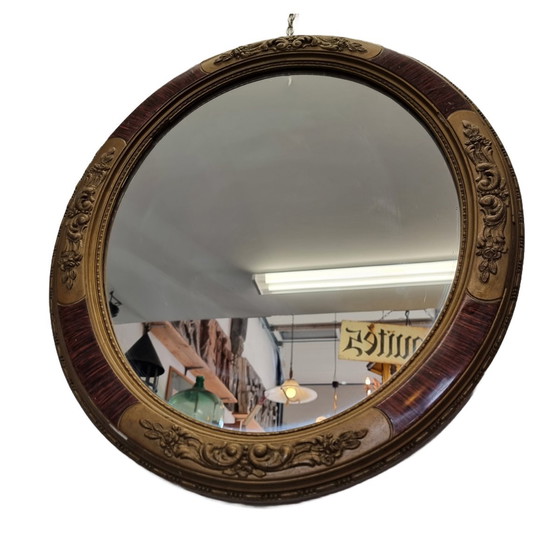 Image 1 of Vintage Oval Mirror
