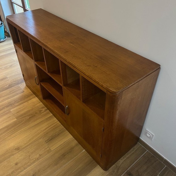 Image 1 of Eiken dressoir uit de naoorlogse/reconstructieperiode, 1940/50