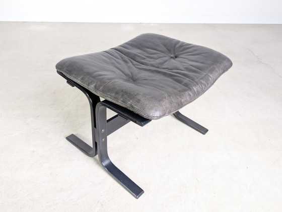 Image 1 of Siesta Armchair Westnofa Vestlandske Ingmar Relling Ottoman Vintage