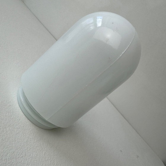 Image 1 of Vintage "Block" Opaline Wall Sconce