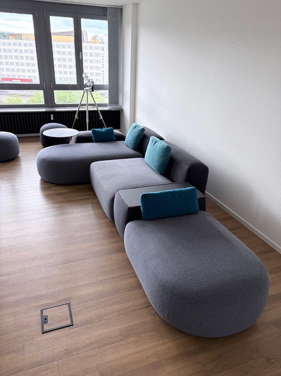 Image 1 of Sofá lounge LaPalma PLUS gris + Mesa LaPalma Brio