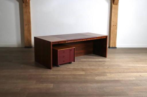 Bureau de direction Artona par Afra et Tobia Scarpa pour Maxalto Italie 1979