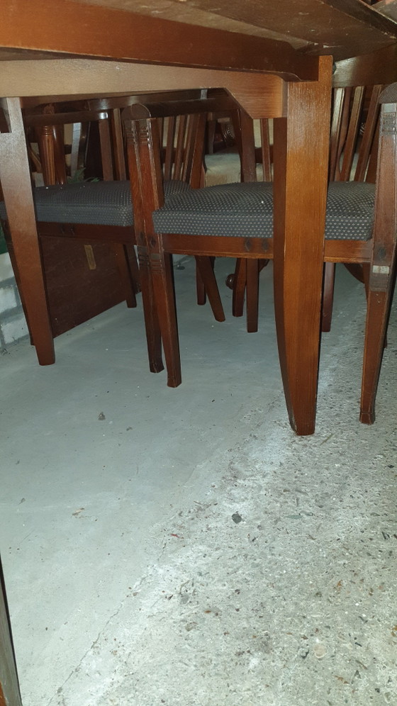 Image 1 of Bannink Art Nouveau oak table