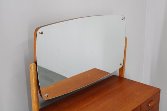 Image 1 of 1960s Danish Teak Cabinet with Mirror
