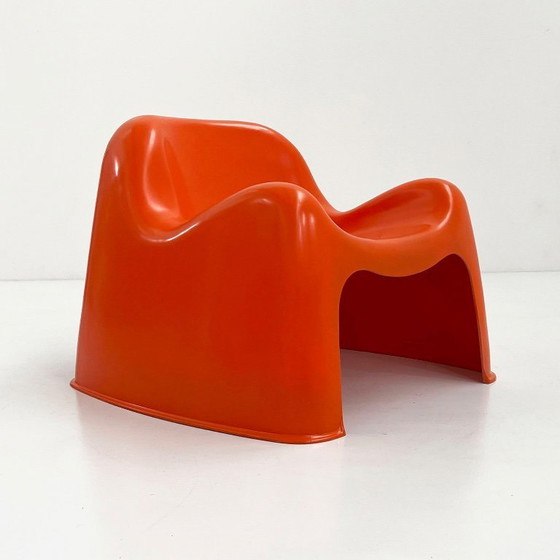 Image 1 of Oranje Toga stoel van Sergio Mazza voor Artemide, jaren 60