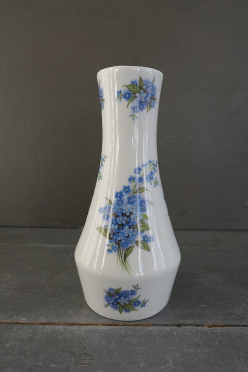 Vintage Royal Schwabap Vase Forget-Me-Nots