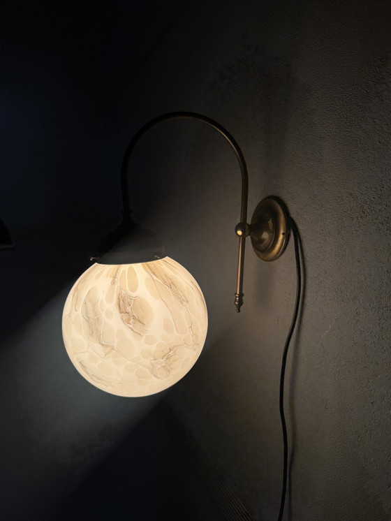 Image 1 of Suggestiva lampada da parete vintage marmorizzata di AGI Verlichting (Almelo)