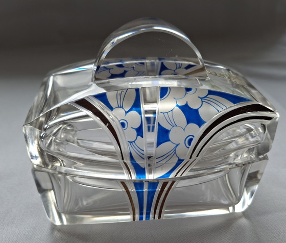 Image 1 of Art Déco Frisiertisch-Set 3-tlg. • Böhmen / Karl Palda Stil • ca. 1930