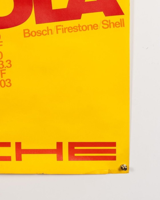 Image 1 of orsche Interserie Imola 1972 – Originele Vintage Porsche Poster van Atelier Strenger – Mid-Century Modern – 102x76 cm