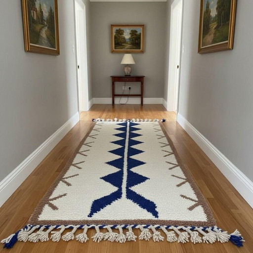 Tapis AZILAL traditienel en laine 250cmx100cm