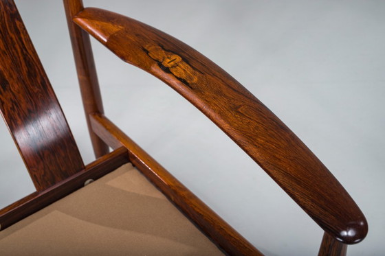 Image 1 of  Set armstoelen Model 118 in palissander van Grete Jalk voor France & Son, jaren 1960