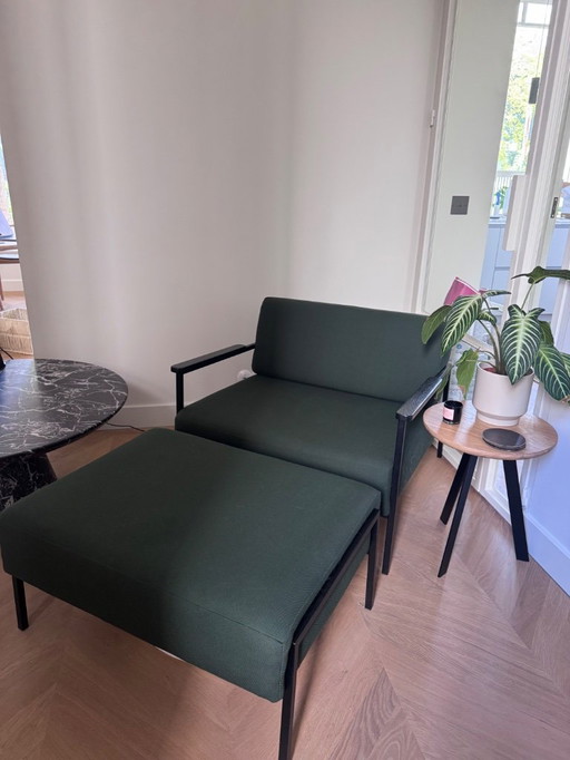 Studio Henk Co Chaise longue + Ottoman