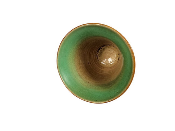 Image 1 of Plateelbakkerij de Iris - Gouda - jarrón de loza con decoración floral - 1925/1968