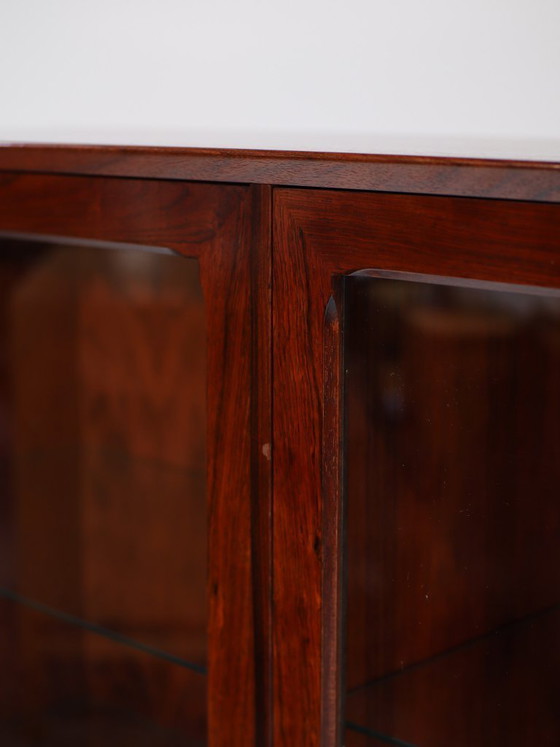 Vitrinekast Brouer Palissander Deens Vintage 1960s – Brouer Møbelfabrik, Vitrinekasten, Glass, Wood (photo 11 of 15)