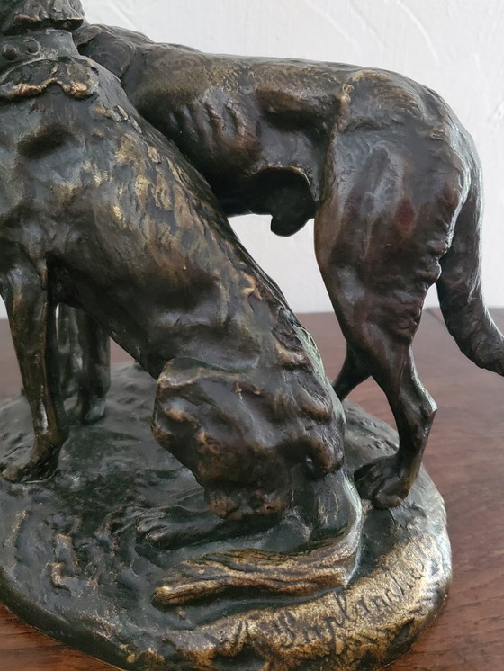 Image 1 of Scultura - Gruppo in bronzo - Firmato Laplanche - XIX secolo (rif. 3759)