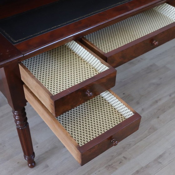 Antiek bureau van mahonie, Italië 19e eeuw – Wood (photo 11 of 17)