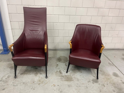 Georgetti Perfetti stoelen set rood