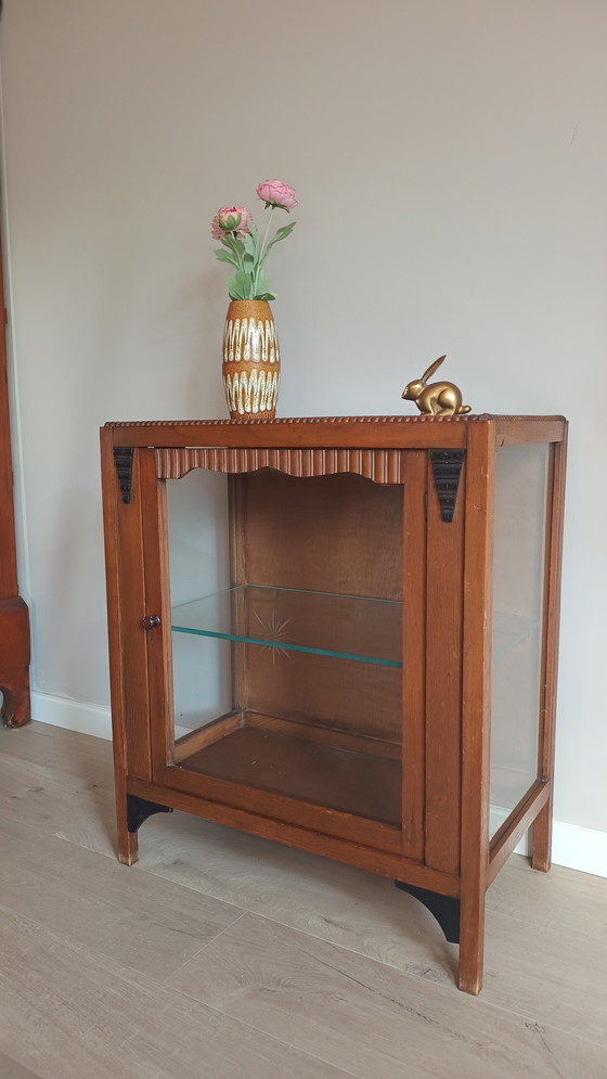 Image 1 of Vitrine der Art-Deco-Schule der Amsterdamer Schule