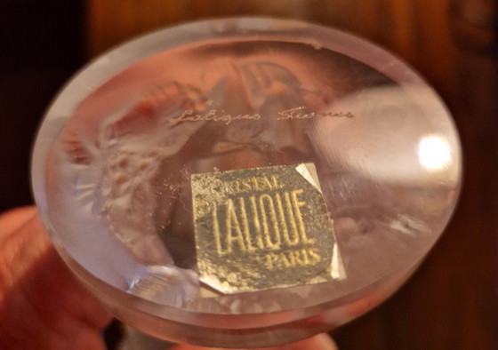 Image 1 of Lalique - Glassculptuur Pan en Diana