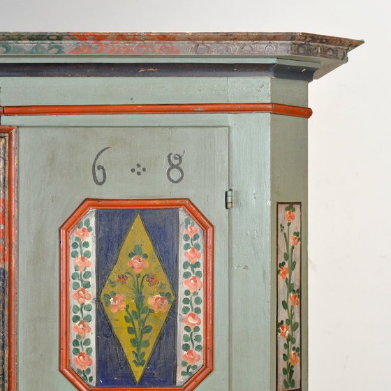 Image 1 of Gabinete de bodas alemán, fechado en 1868