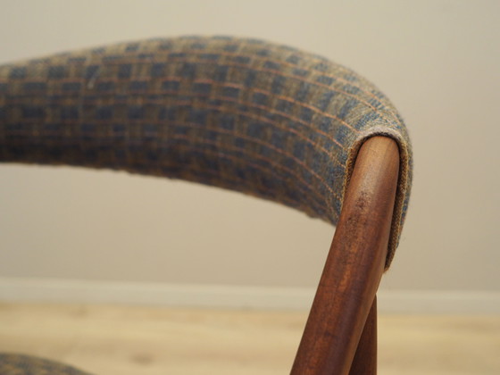 Image 1 of Set of three teak chairs, Danish design, 1970s, designer: Kai Kristiansen