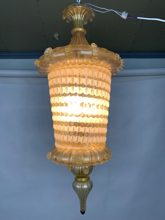 Image 1 of Archimede Seguso Pair of lantern 1950’s 