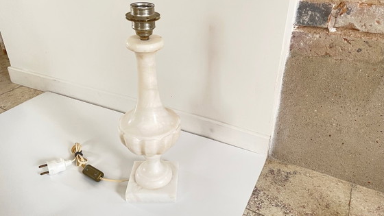 Lampe Medicis Pierre D'Albatre Vintage – Textile, Stone (photo 12 of 17)