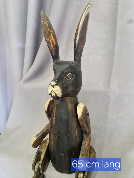 Image 1 of Statue de lapin antique jouet