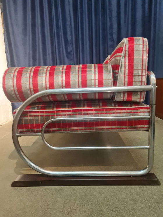 Image 1 of Bauhaus tubular sofa