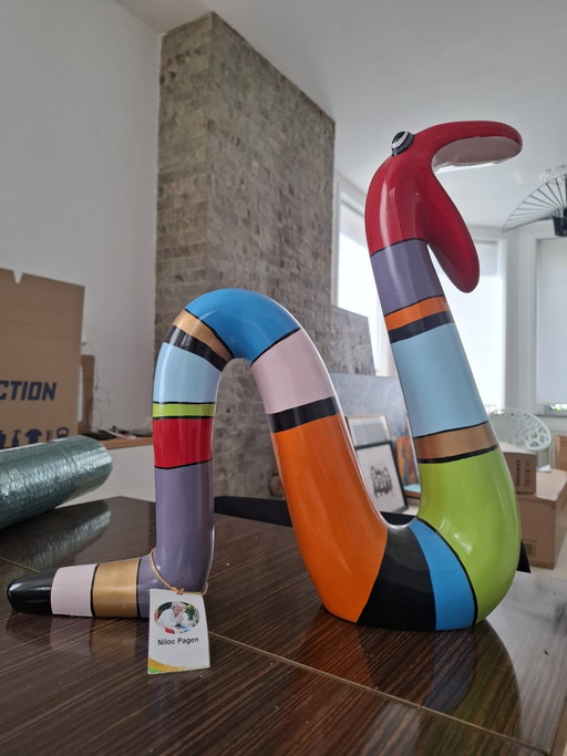 Moving Snake – beeldhouwkunst, Other, Plastic