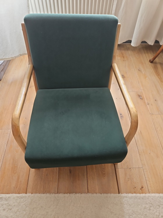 Sillón WOOOD Mark - Terciopelo - Verde botella - 75x67x82 – Sillones, Velvet, Wood (photo 3 of 5)