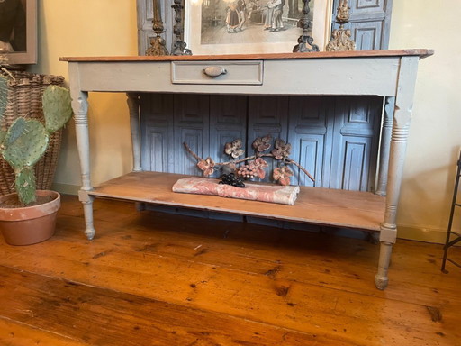 Table d'appoint Table murale double Plateau French