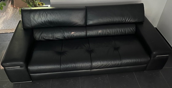 Image 1 of Natuzzi lederen zetels : 2 & 3 zit