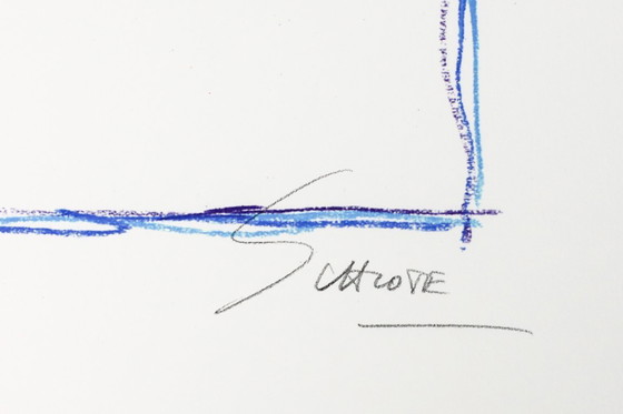 Image 1 of Schlote, Wilhelm - El ángel azul - firmado a mano - Giclee