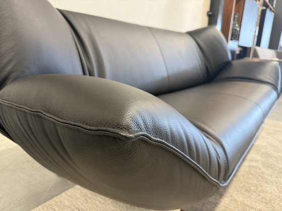 Image 1 of Leolux Tango Sofa 3-Seater Senso Black 203