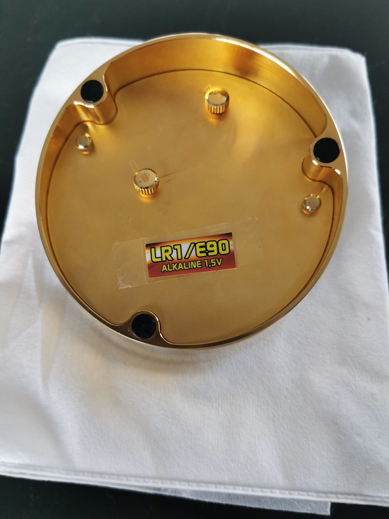 Image 1 of Rolex, orologio da tavolo in ottone molto pesante.