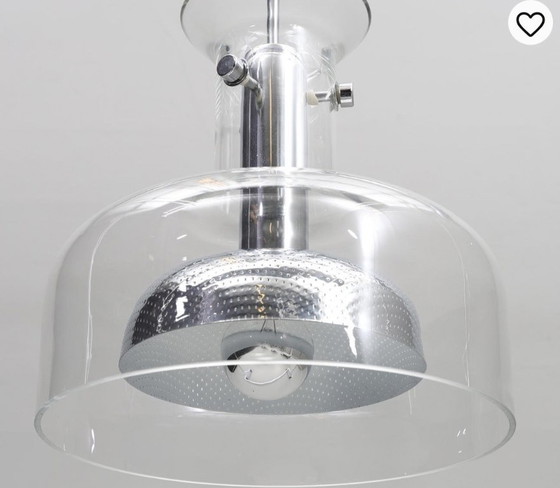 Image 1 of Lampada a sospensione Anders Pehrson in cristallo per Ateljé Lyktan, Svezia, anni '70