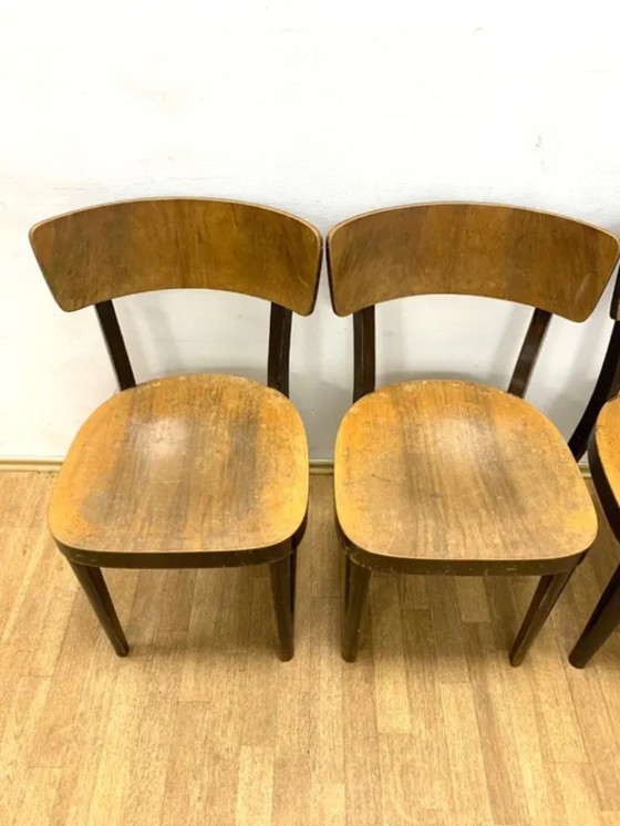 Image 1 of Retro Chairs, Thonet, 1950s, Czechoslovakia