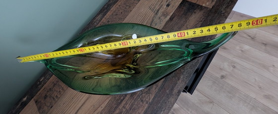 Image 1 of Murano Sommerso Schale - Flavio Poli für Seguso Vetri d'Arte - XL (48cm!)