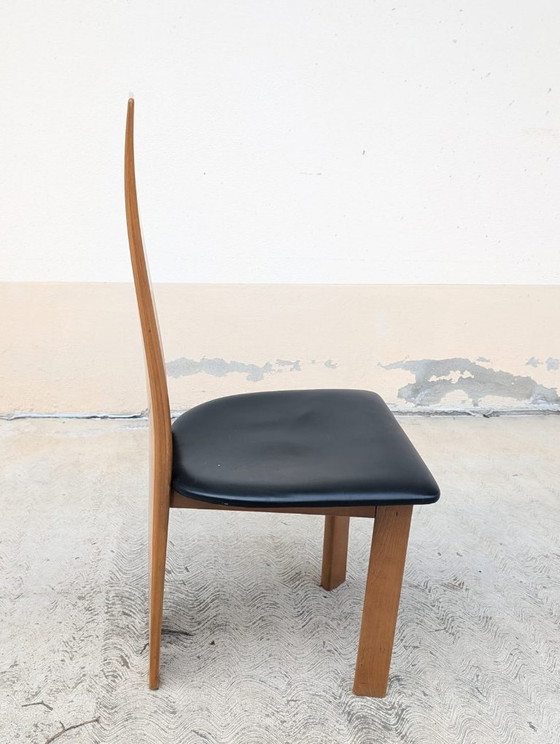 Image 1 of Satz von 6 Stühlen von Mario Marenco für Mobilgirgi, 70er Jahre