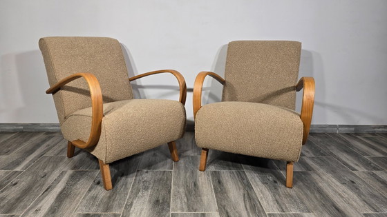Image 1 of Lounge Chairs from Jindrich Halabala, Set of 2