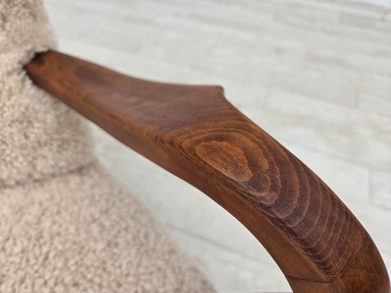 Anni '60, design danese di Alfred Christensen, rivestito, pelle di pecora. – Poltrone, Other (photo 8 of 18)