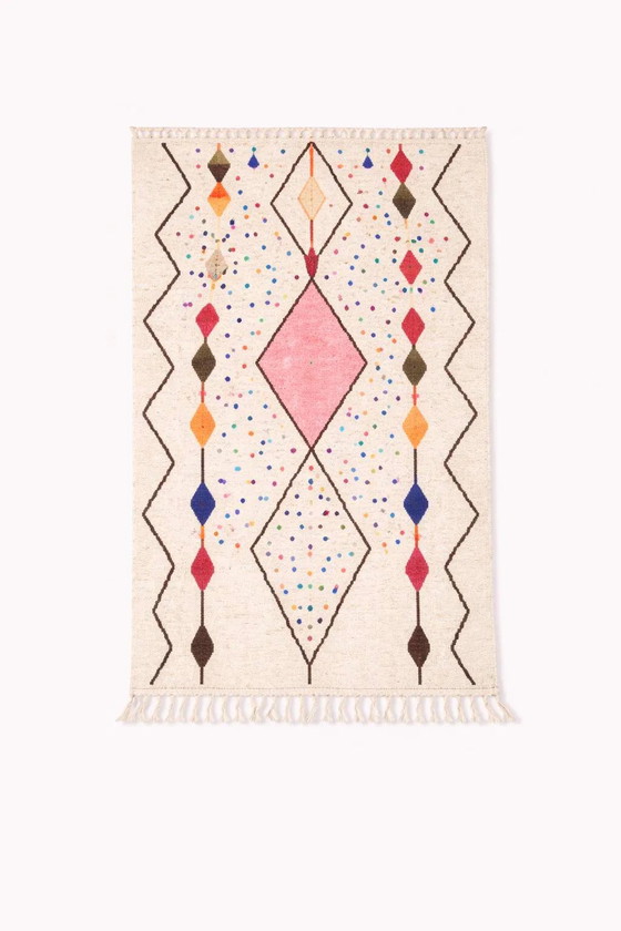 Azilal rug 2.5x1.6 handmade in wool – Rugs & carpets, Cotton (photo 2 of 6)