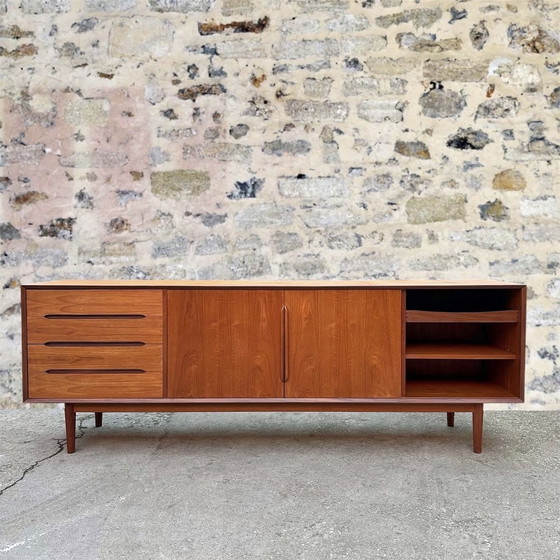 Image 1 of Danish teak sideboard P. T. Aalborg, 1960
