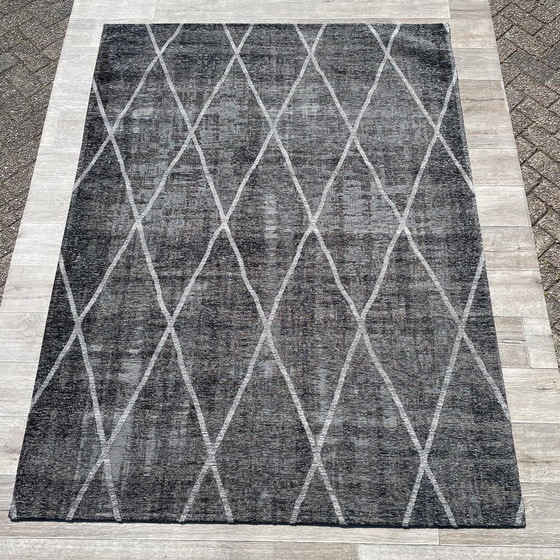 Image 1 of Brinker Carpets Retro Collection Cross Anthrazit Teppich - 170x230